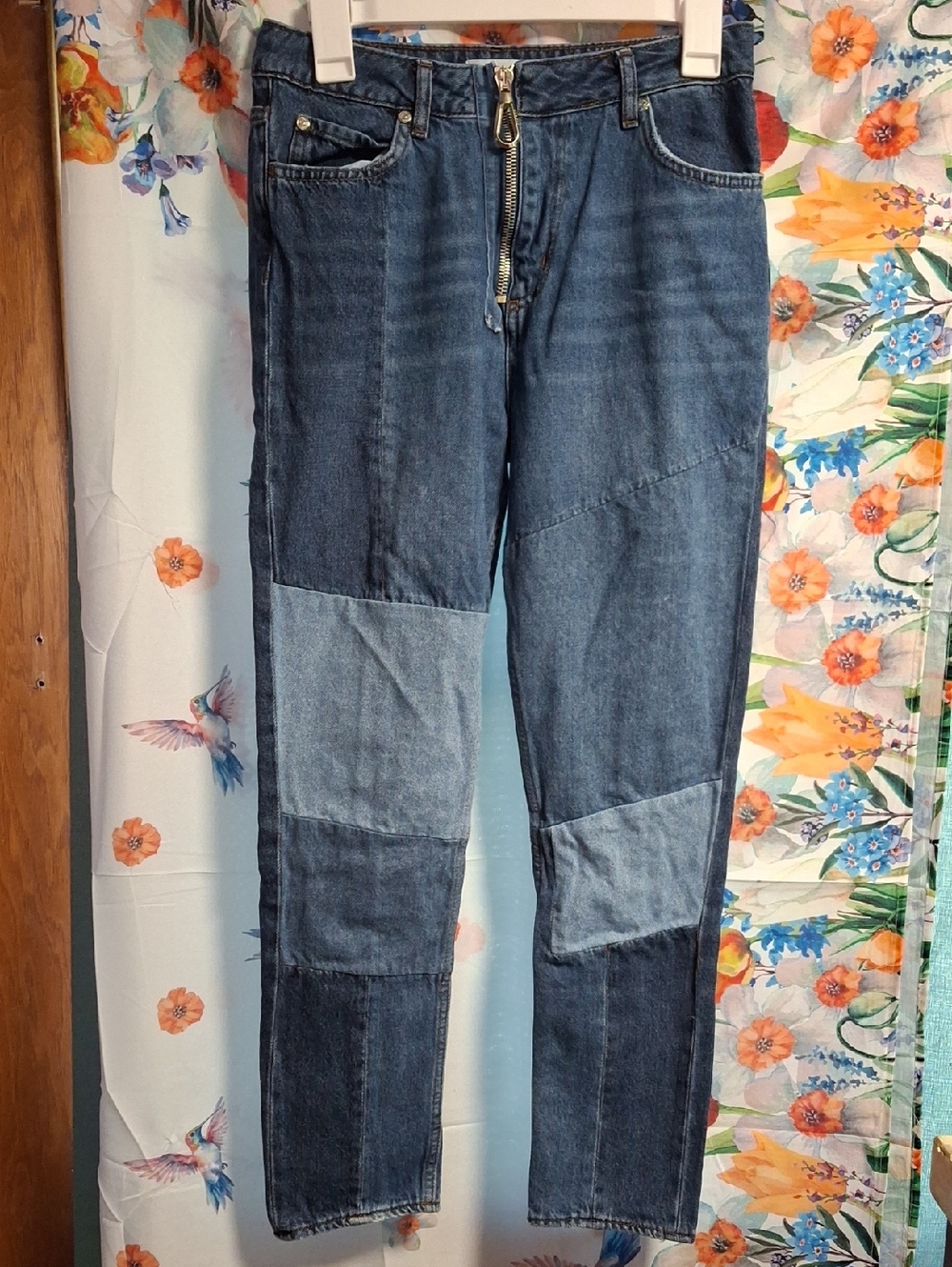 Sandro Paris Patch Work Jeans Size 38